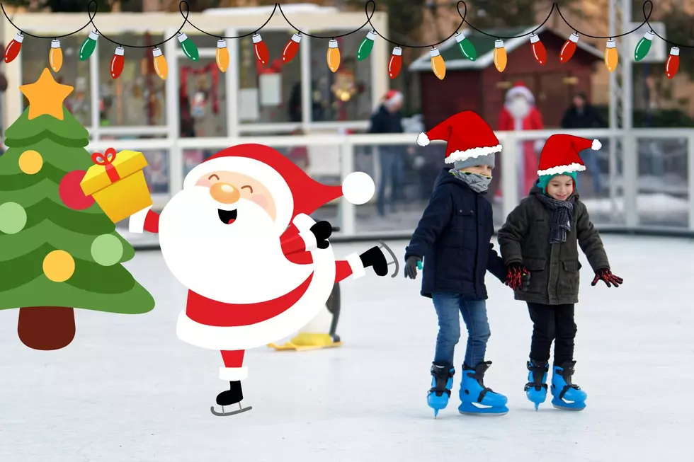 Santa Is Inviting Laramie To Ice Skate With Him