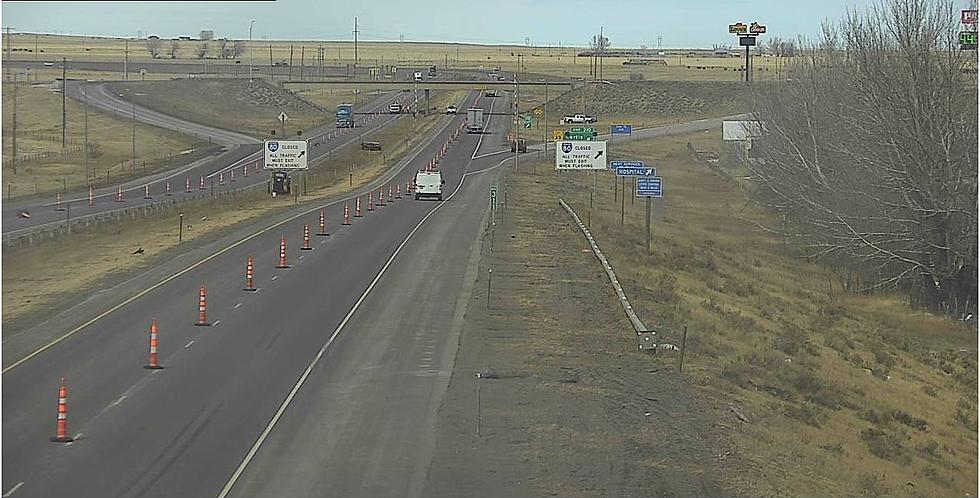 Ongoing Road Work Along Interstate 80 In Laramie