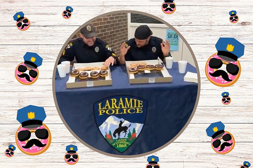 [WATCH] Laramie Police Hold 1st Annual Donut Eating Competition