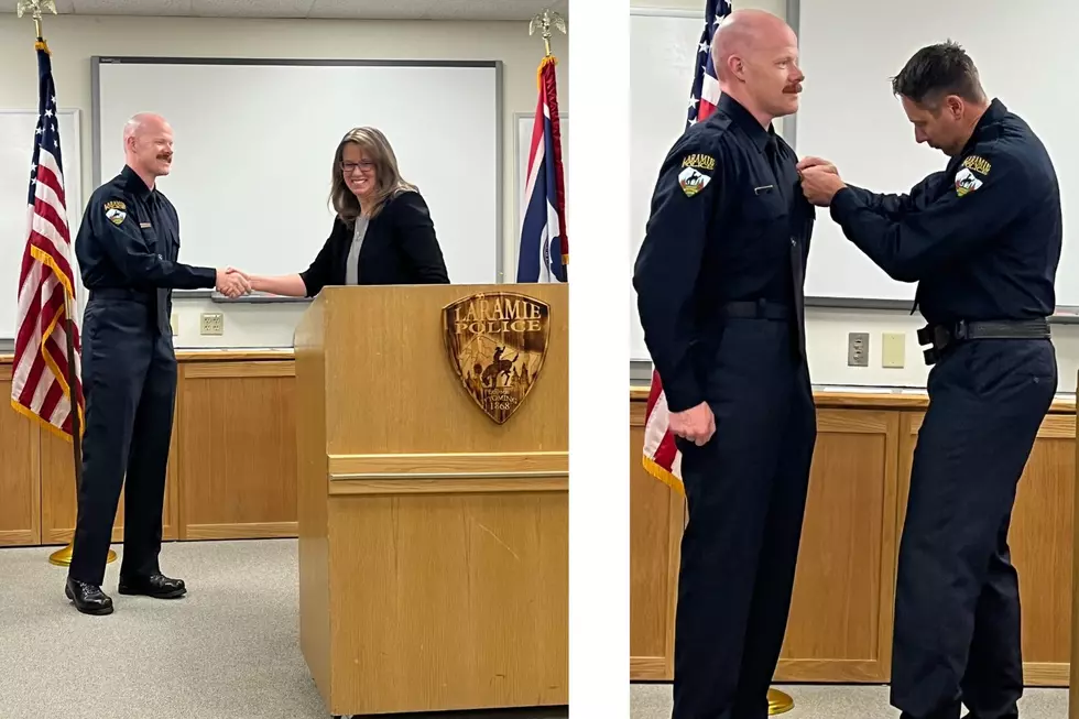 City Clerk Nancy Bartholomew swore in Officer Ruby, and Assistant Chief of Police Robert Terry pinned on his badge.