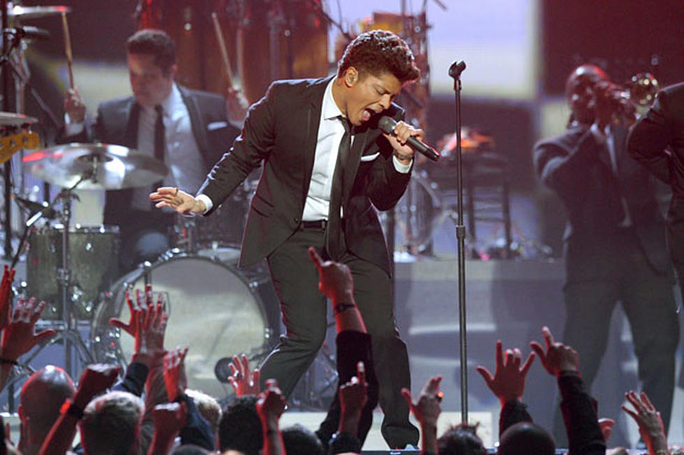Bruno Mars, B.o.B, Janelle Monae Team Up for 2011 Grammy Performance
