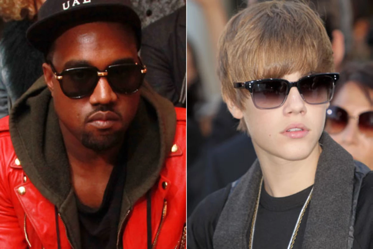 Kanye West Tweets Pic of Him and Justin Bieber in the Studio