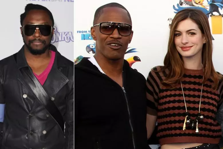 will.i.am, Jamie Foxx, Anne Hathaway Team Up on 'Hot Wings (I Wanna Party)'  for '