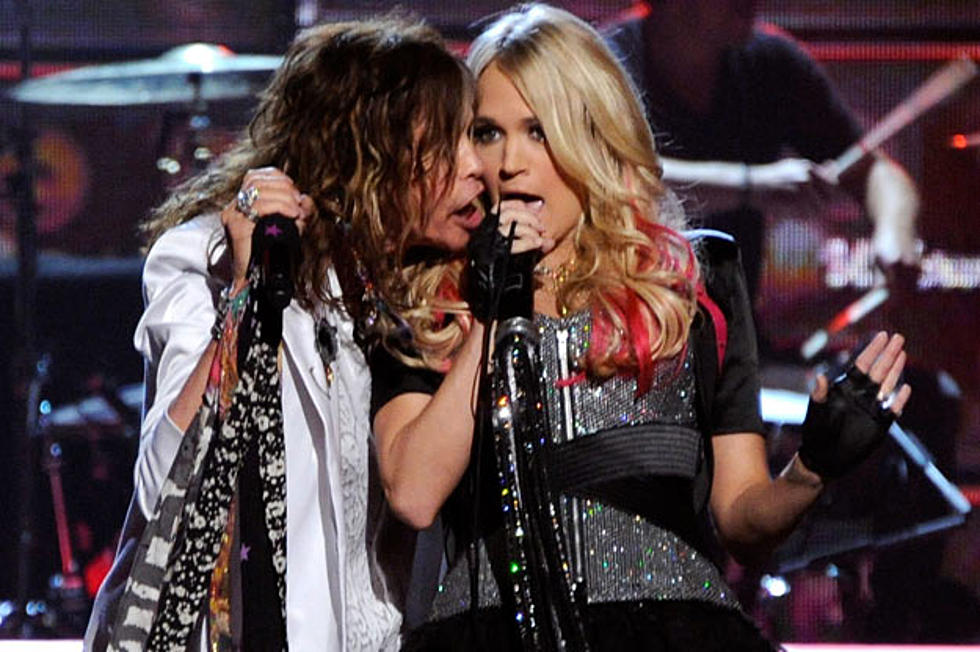 Steven Tyler Joins Carrie Underwood on the 2011 ACM Stage