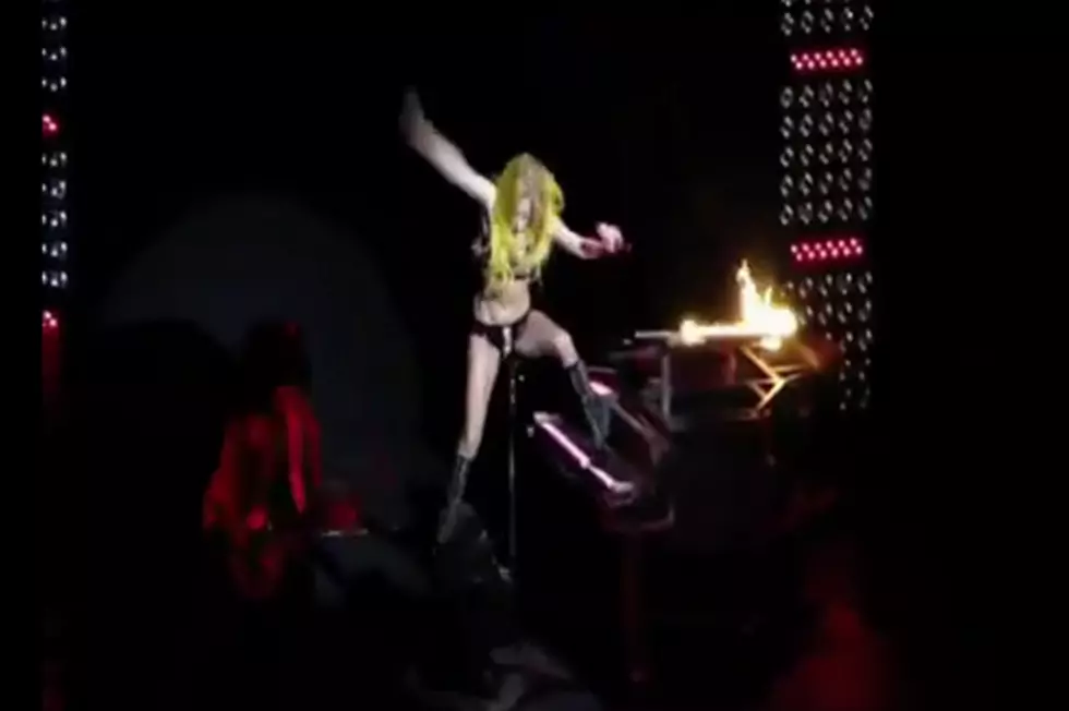 Lady Gaga Falls During Concert in Houston