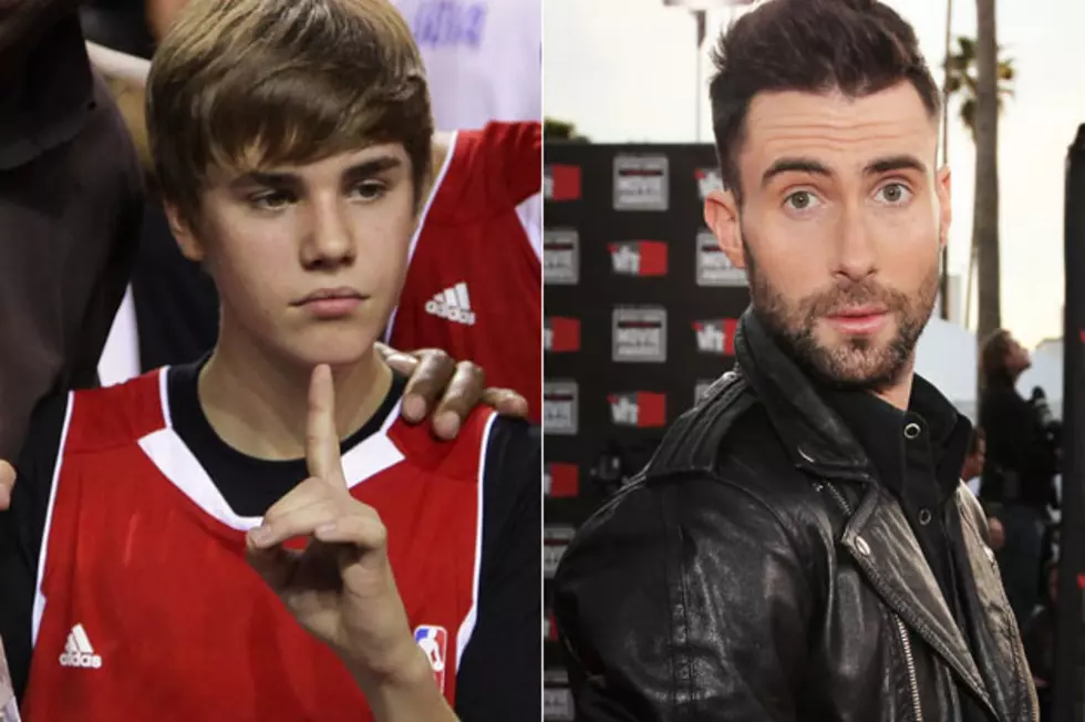 Justin Bieber and Adam Levine Engaged in Twitter War After Shooting Hoops