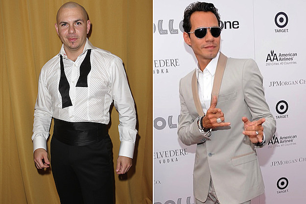 Pitbull and Marc Anthony Get Wet in 'Rain Over Me' Video