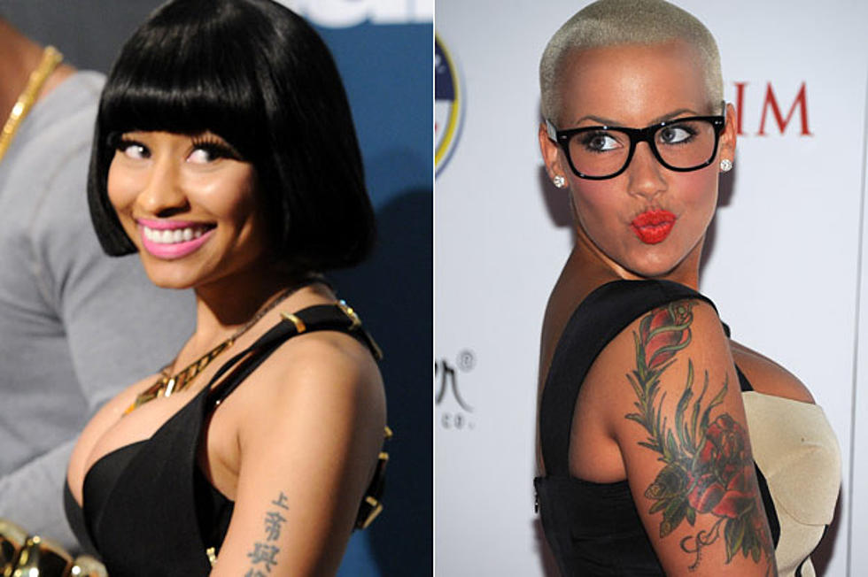 Nicki Minaj Squashes Rumors of a Feud With Amber Rose Over Leaked Nude Photos