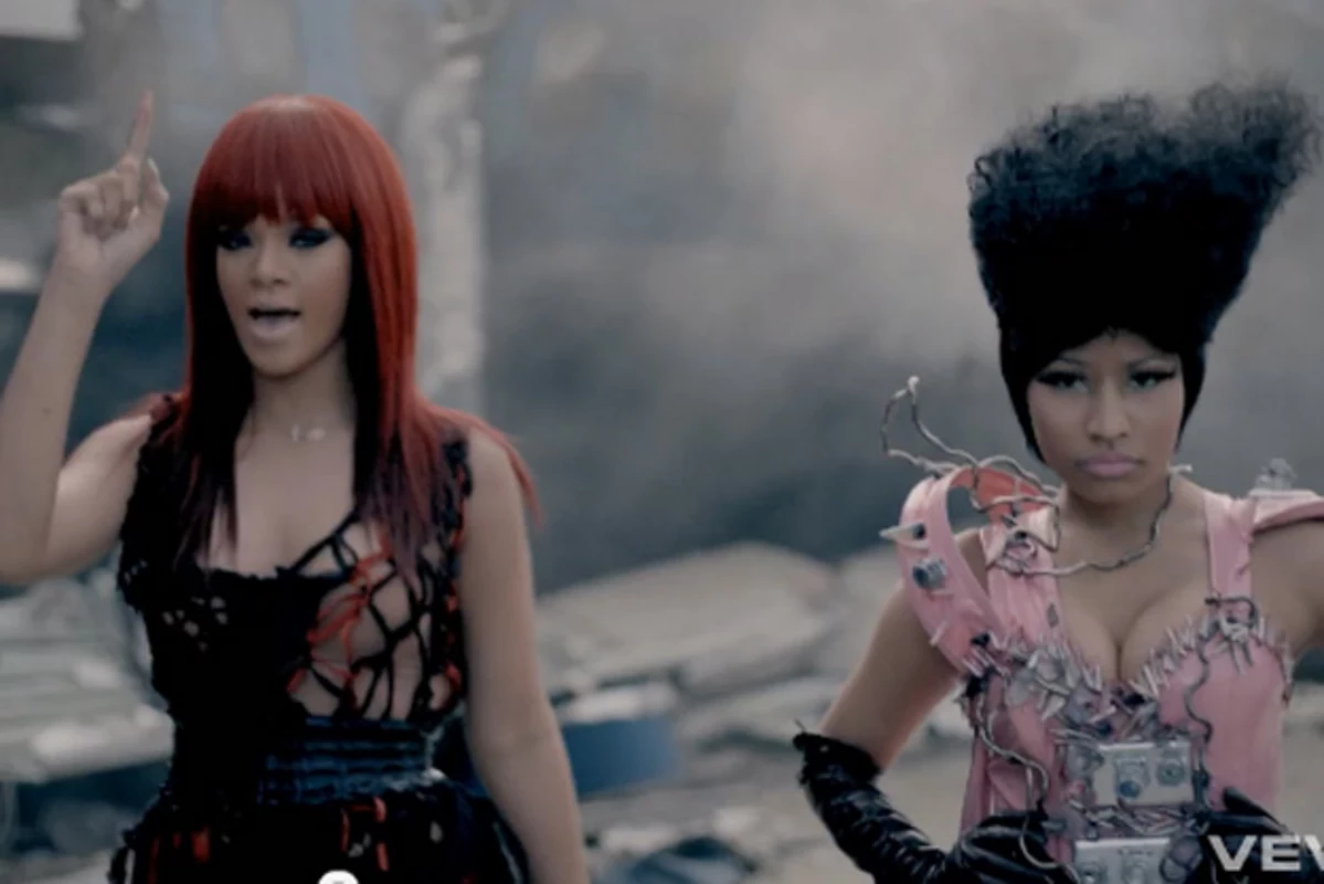 Itâ€™s Nicki Minaj and Rihanna vs. the Armageddon in Brand-New â€˜Flyâ€™ Video