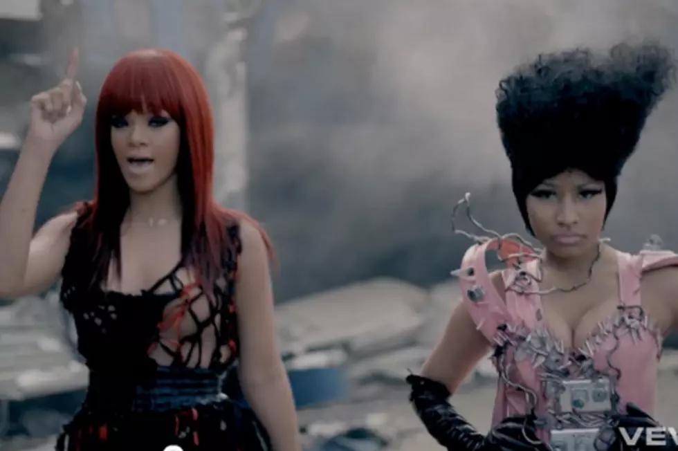 It&#8217;s Nicki Minaj and Rihanna vs. the Armageddon in Brand-New &#8216;Fly&#8217; Video