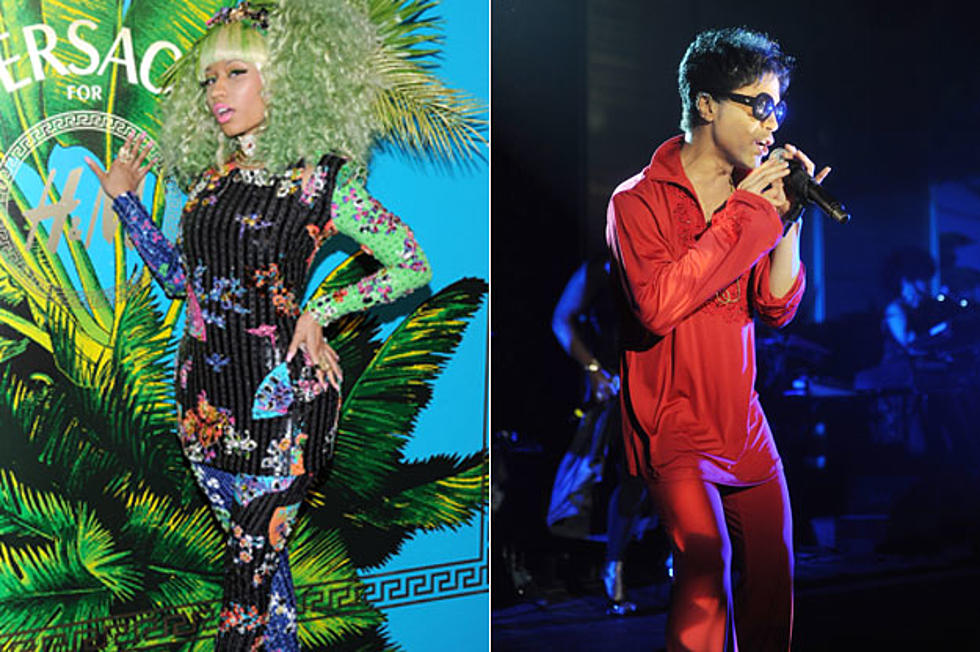 Nicki Minaj + Prince Perform at Glamorous Versace for H&M Fashion Show
