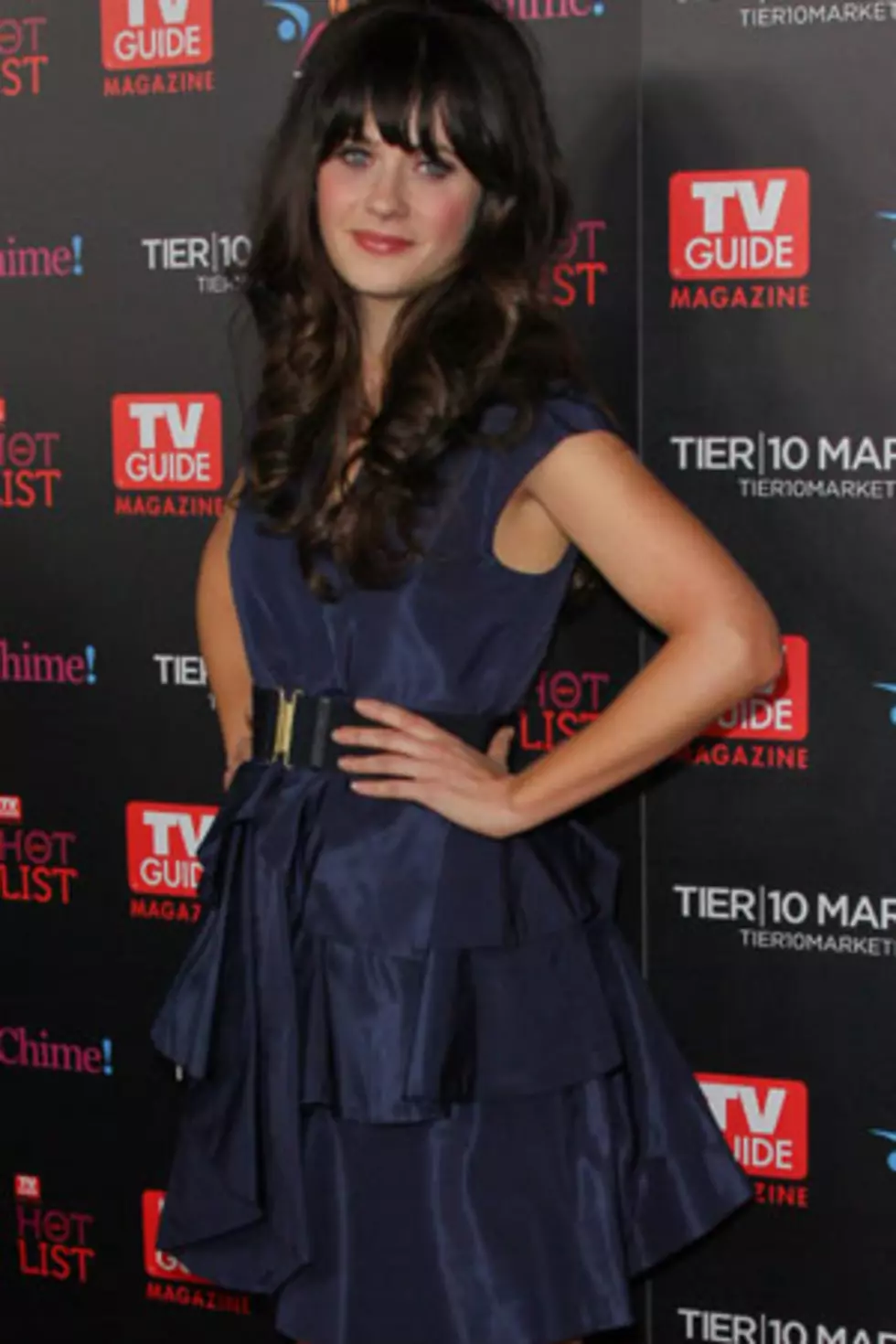 Zooey Deschanel Ditches Wedding Ring for TV Guide Hot List Party