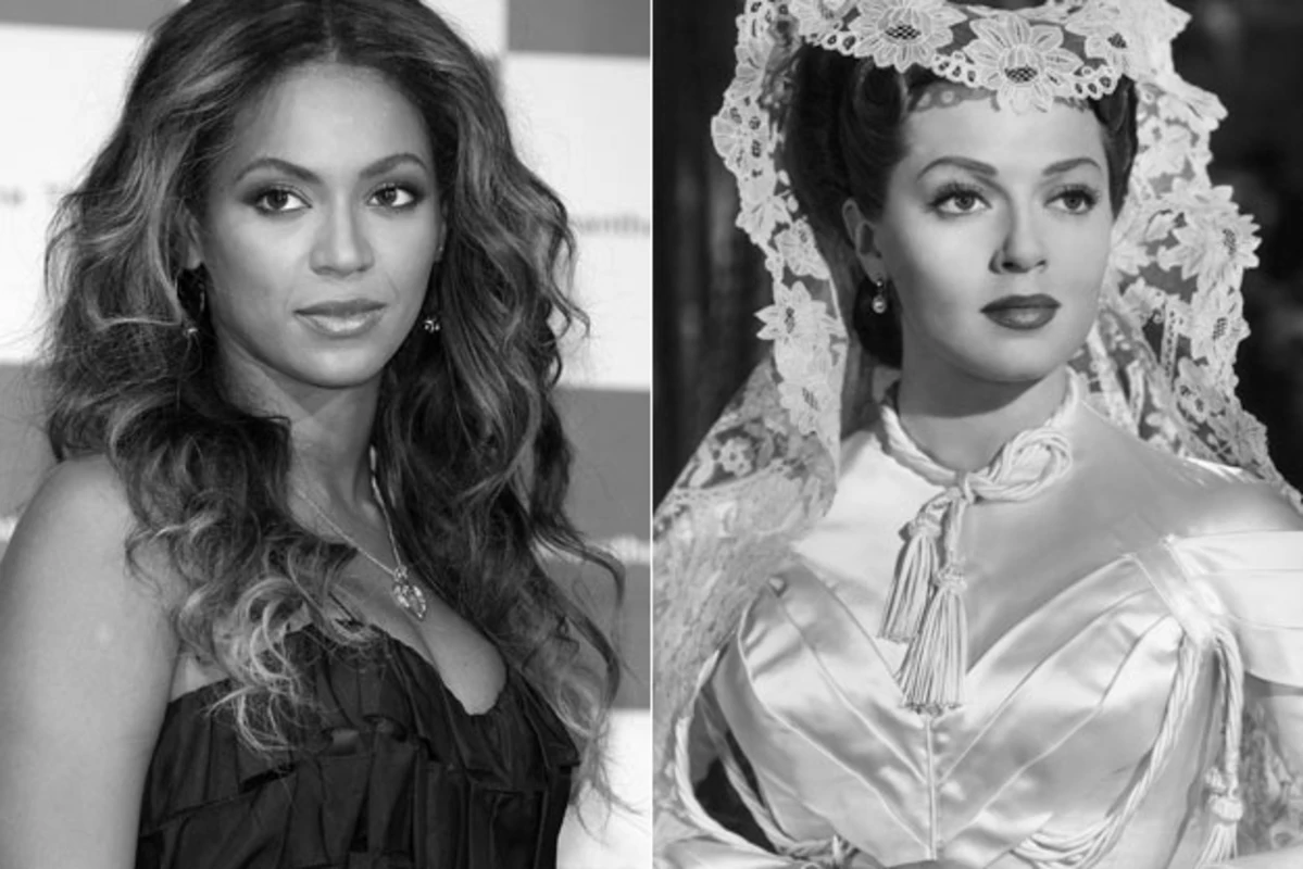 Beyonce + Lana Turner - Celeb Look-Alikes.