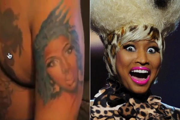 3. Nicki Minaj's "God is Always with You" Tattoo - wide 1