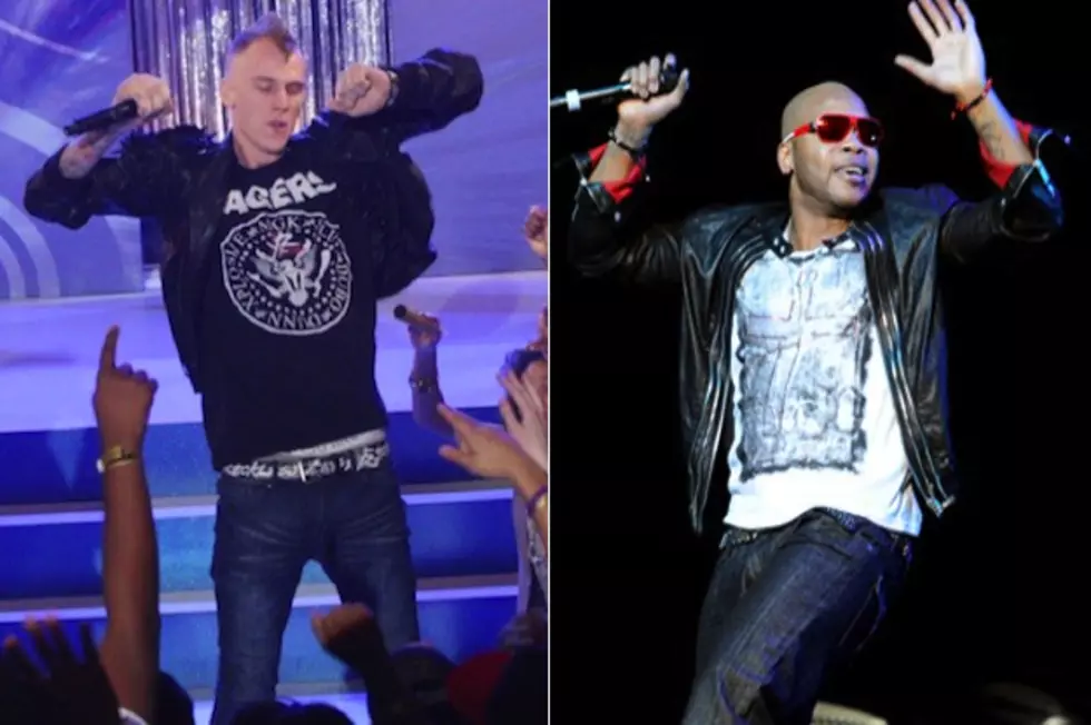 Machine Gun Kelly + Flo Rida Performed at Wrestlemania 2012