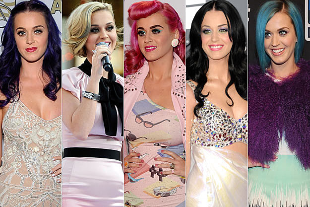 Katy Perrys Rainbow of Hair Colors Through the Years  Vanity Fair