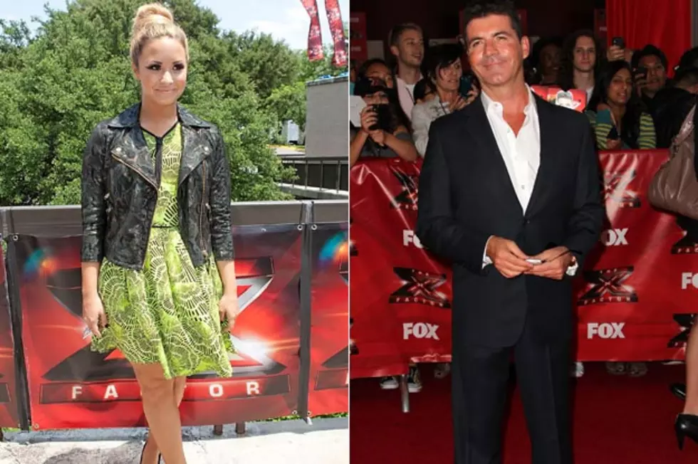 Are Demi Lovato and Simon Cowell Already Bantering?