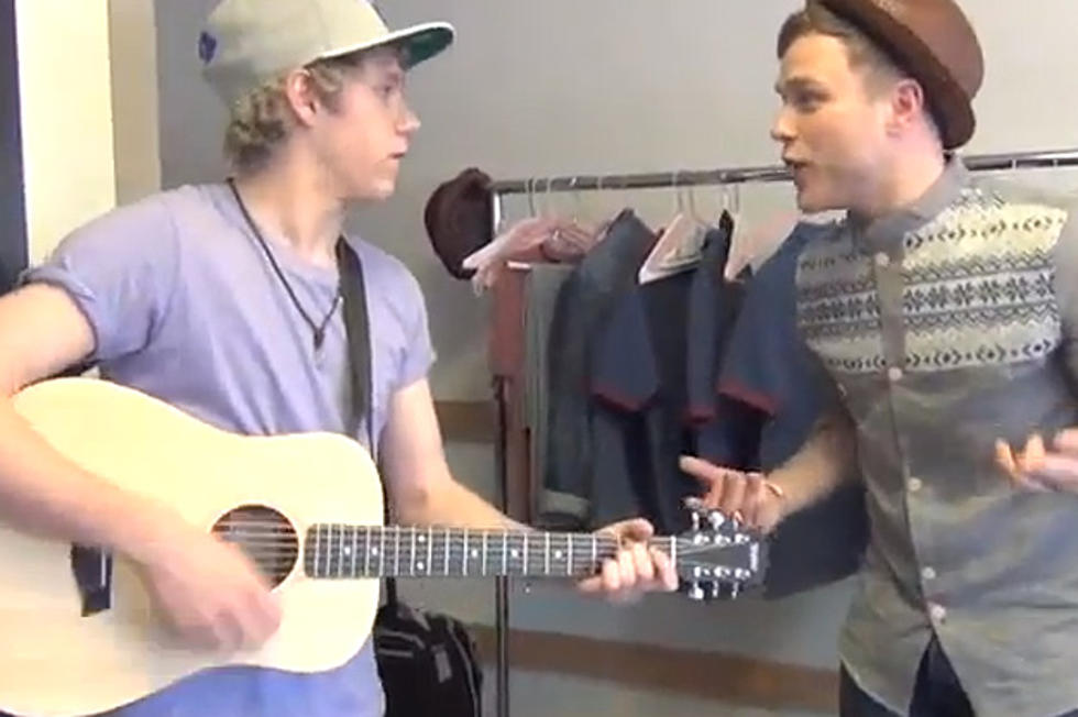 Watch Niall Horan of One Direction Duet With Olly Murs
