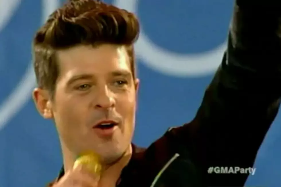 Robin Thicke Performs on ‘Good Morning America,’ Talks ‘Duets’