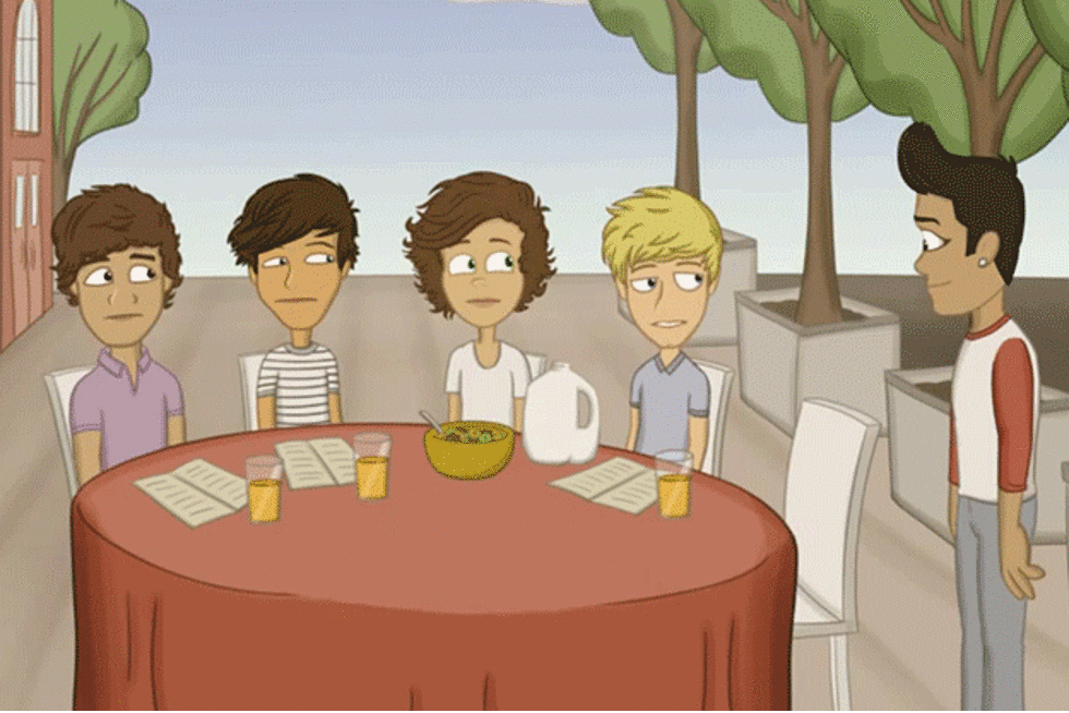 One Direction Get Animated