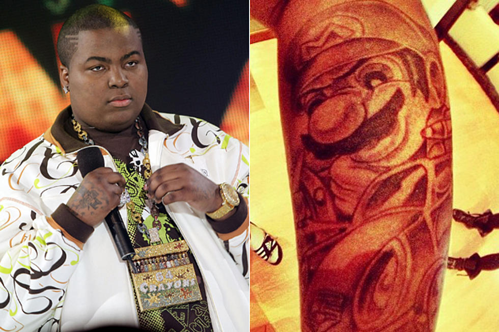 Sean Kingston Gets &#8216;Mario Kart&#8217; Tattoo