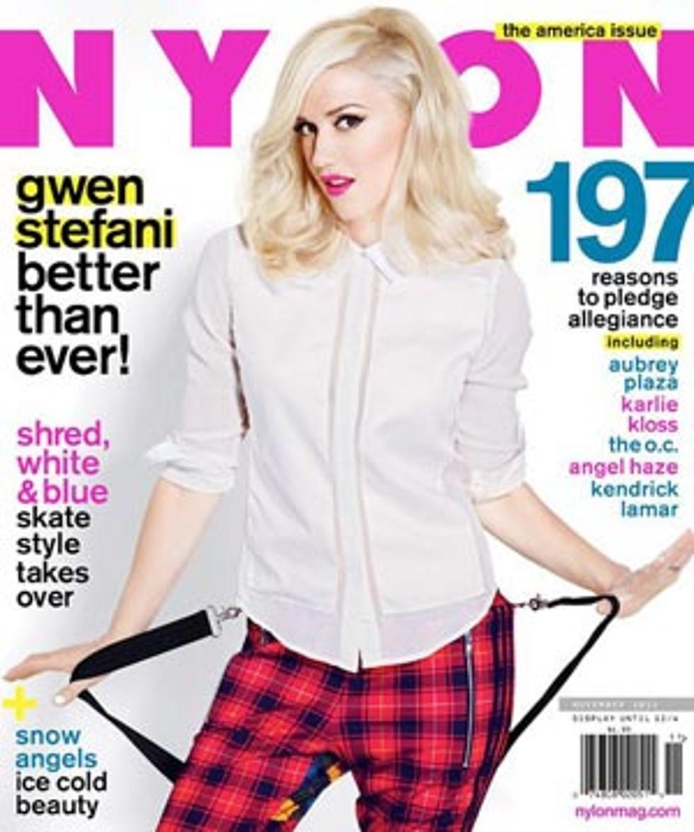 Gwen Stefani Is Pink + Plaid on Nylon Cover