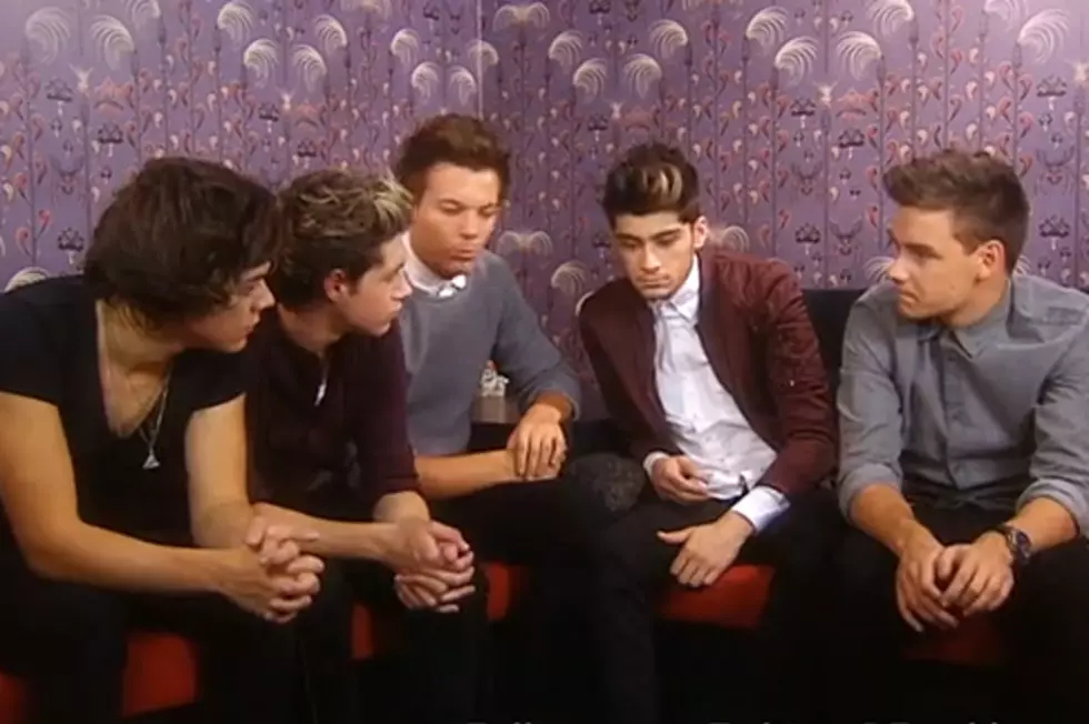 One Direction Talk Super Heroes, Haircuts + Christmas Gifts