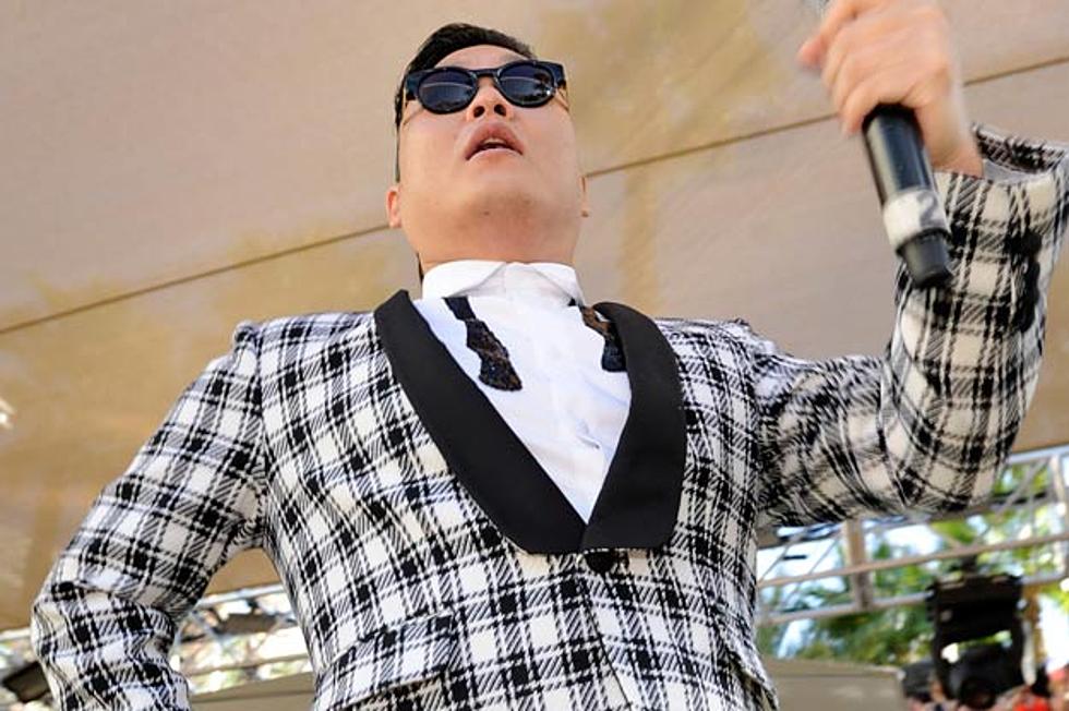 Psy Covers Billboard in Fashionable Lime Green Blazer