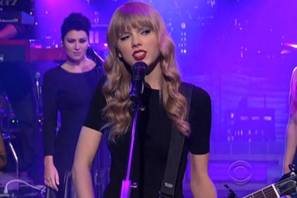 Taylor Swift Explains Car Wrecks + Performs ‘Red’ on ‘Letterman’