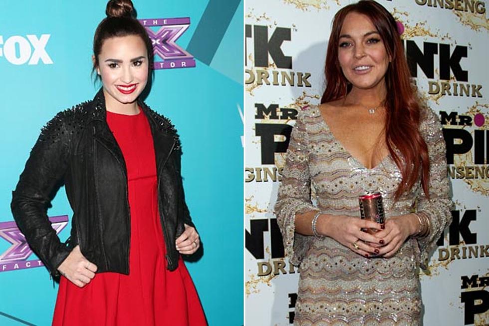 Demi Lovato Supports Lindsay Lohan After Arrest