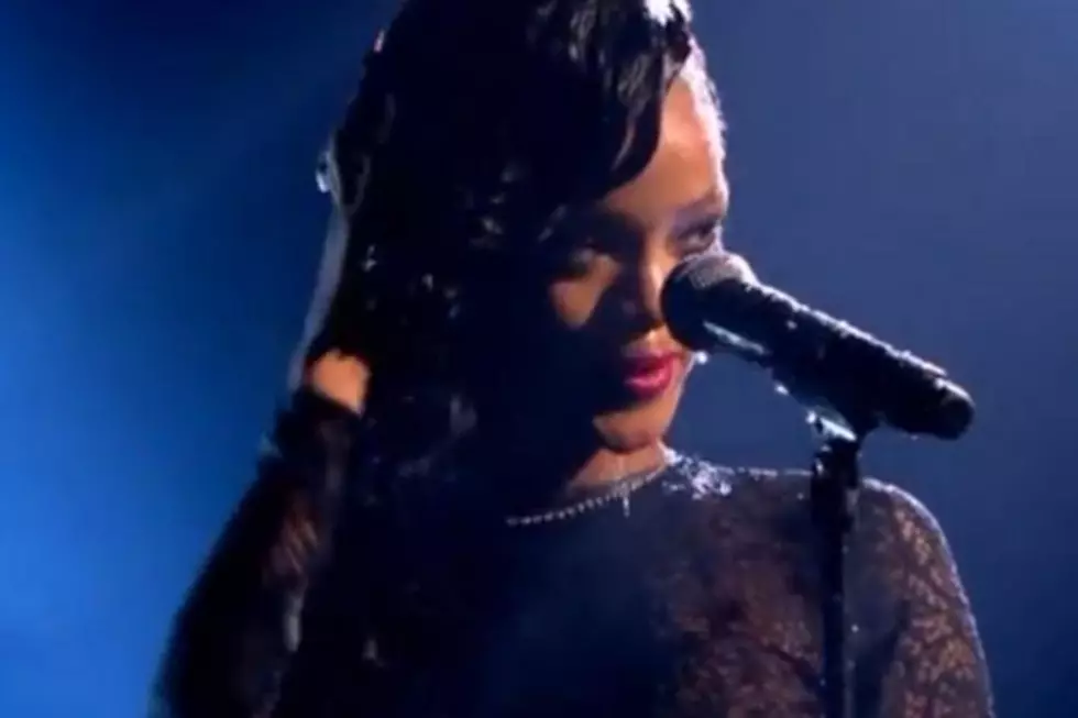 Rihanna Is Bathed in ‘Diamonds’ During U.K. ‘X Factor’ Performance