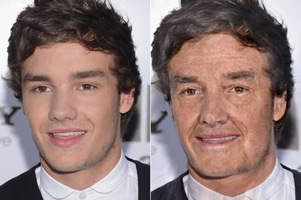 Liam Payne of One Direction as an Old Man