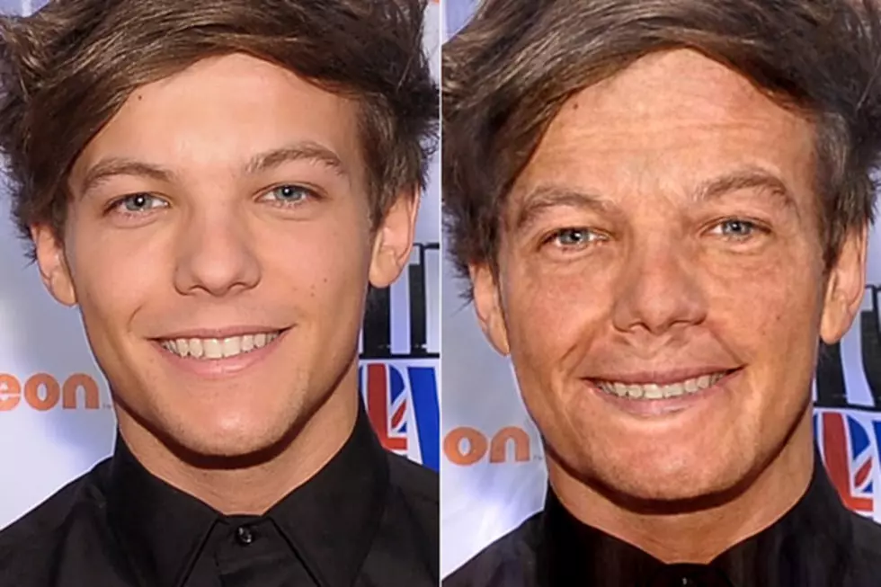 Louis Tomlinson of One Direction as an Old Man