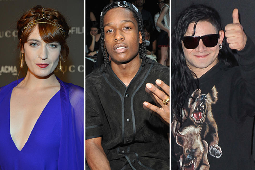 A$AP Rocky Talks Skrillex and Florence + the Machine Collaborations