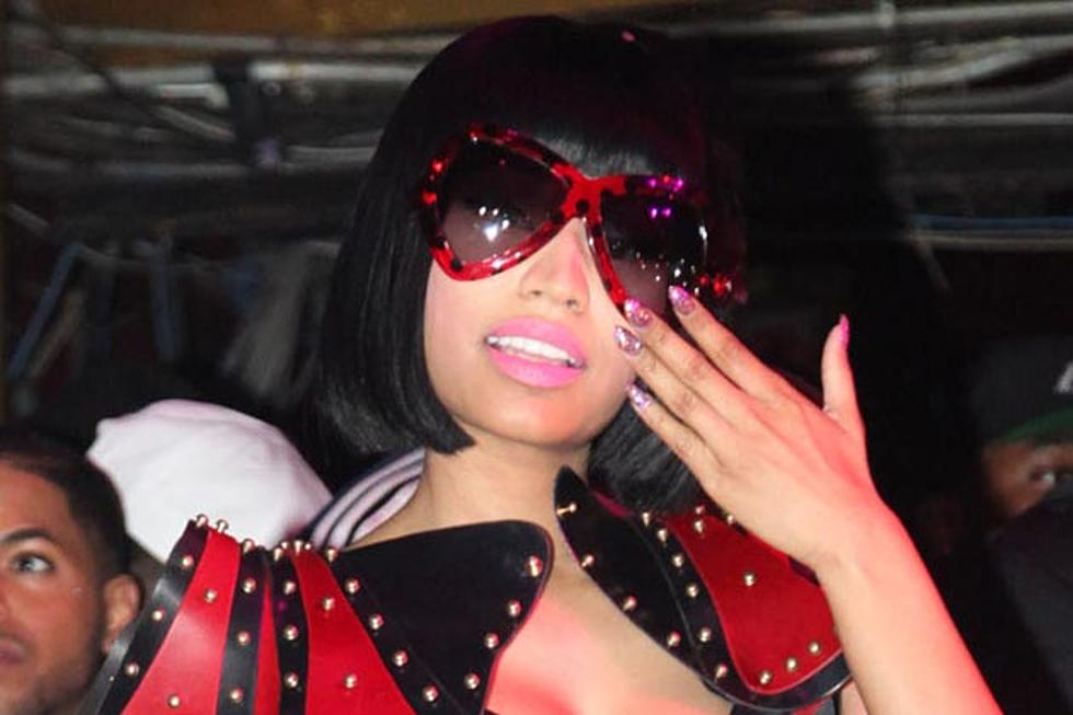 Nicki Minaj Flashes Lots of Cleavage at Hot 97’s Christmas Extravaganza