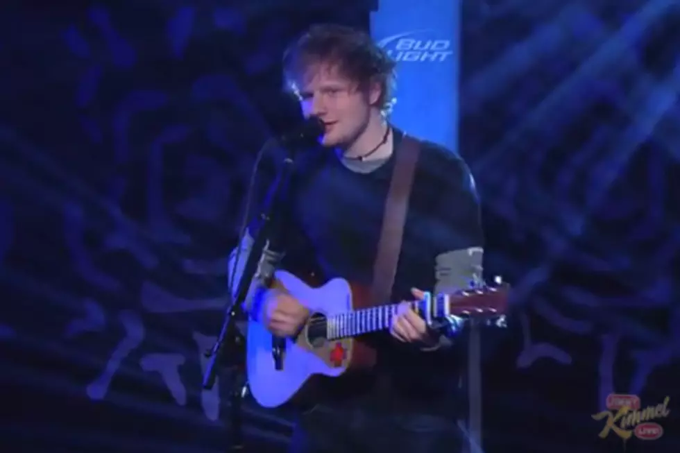 Ed Sheeran Performs ‘The A Team’ on ‘Jimmy Kimmel Live’