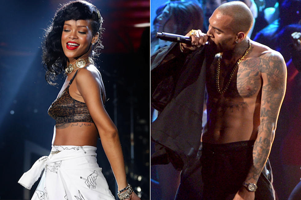Team Coco Posts Bizarre Twitpic of Rihanna + Chris Brown