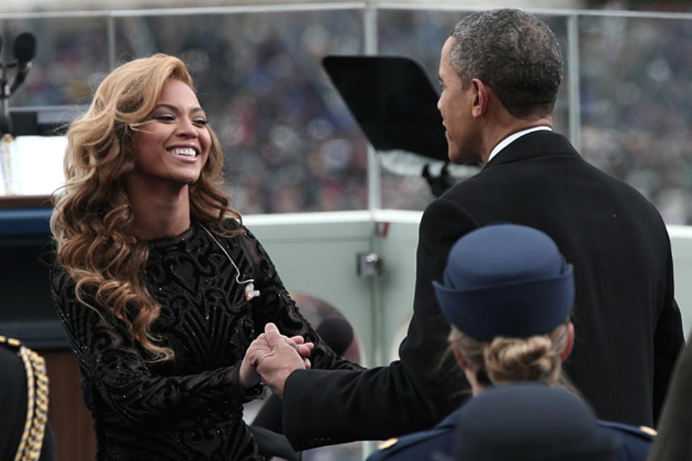 Beyonce Performs the National Anthem at Barack Obama’s Second Inauguration