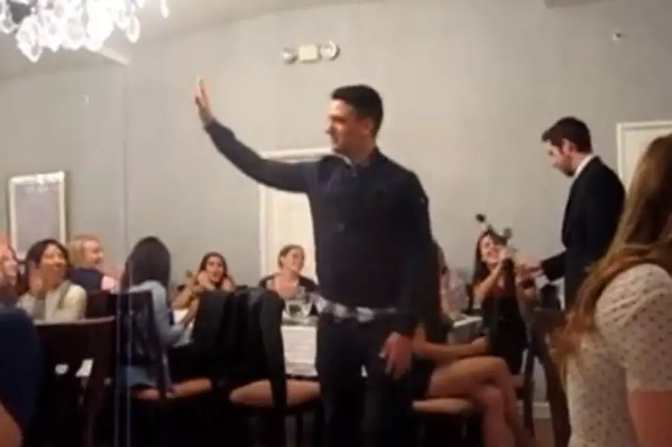 JC Chasez Performs the Lumineers at USC Sorority Dinner [Video]