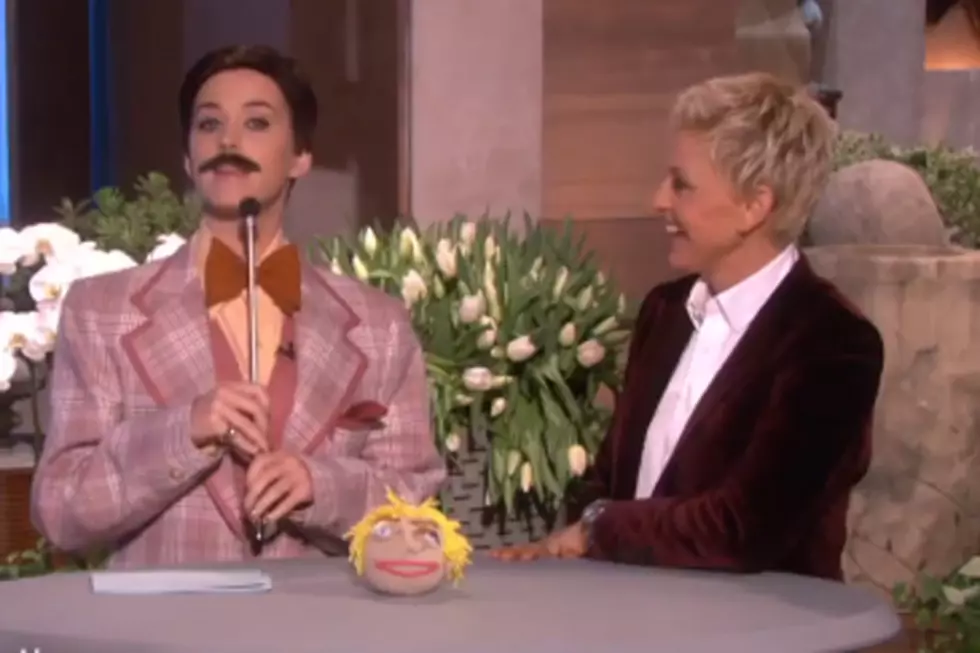 Katy Perry Dresses Like a Man for Ellen DeGeneres