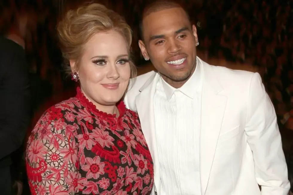Adele Says She + Chris Brown Were Complimenting One Another at 2013 Grammys