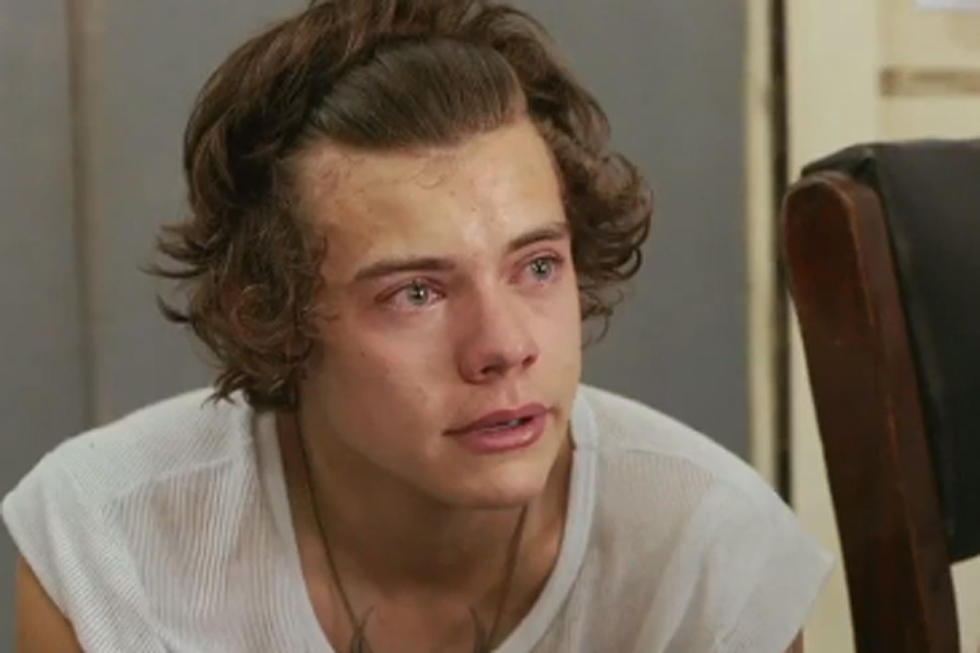 Harry Styles of One Direction Breaks Down in Tears in Red Nose Day Promo Video