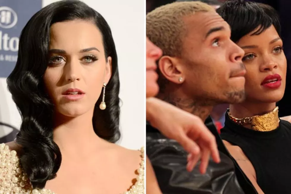 Is Chris Brown Coming Between Rihanna + Katy Perry?