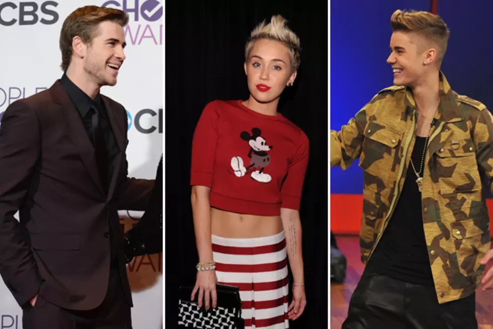 Miley Cyrus Says She &#8216;Pimps Liam Hemsworth Out&#8217; + Talks About Her Friendship With Justin Bieber