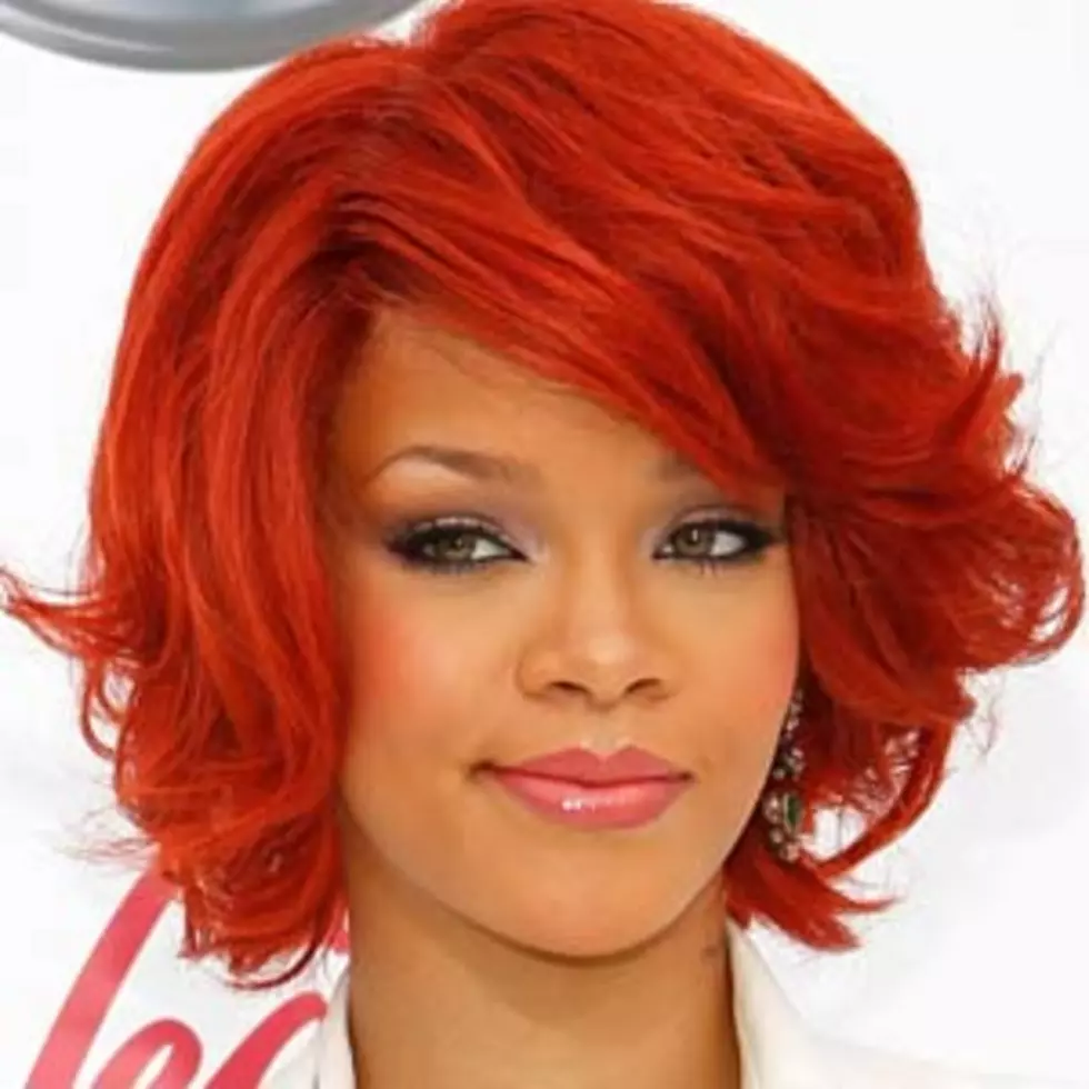 Soccer Mom &#8216;Do in Ronald McDonald Red  &#8211; Best Rihanna Hairstyles
