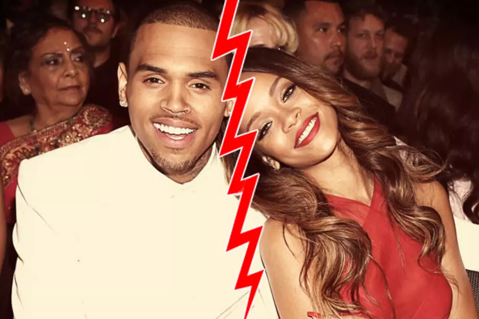 Rihanna + Chris Brown Ignore Each Other at Hollywood Club