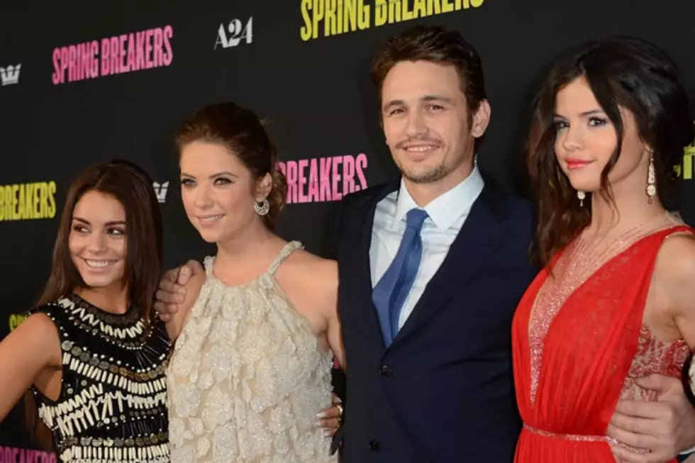 Selena Gomez Rocks Red Reem Acra Gown at L.A. &#8216;Spring Breakers&#8217; Premiere [Pics]