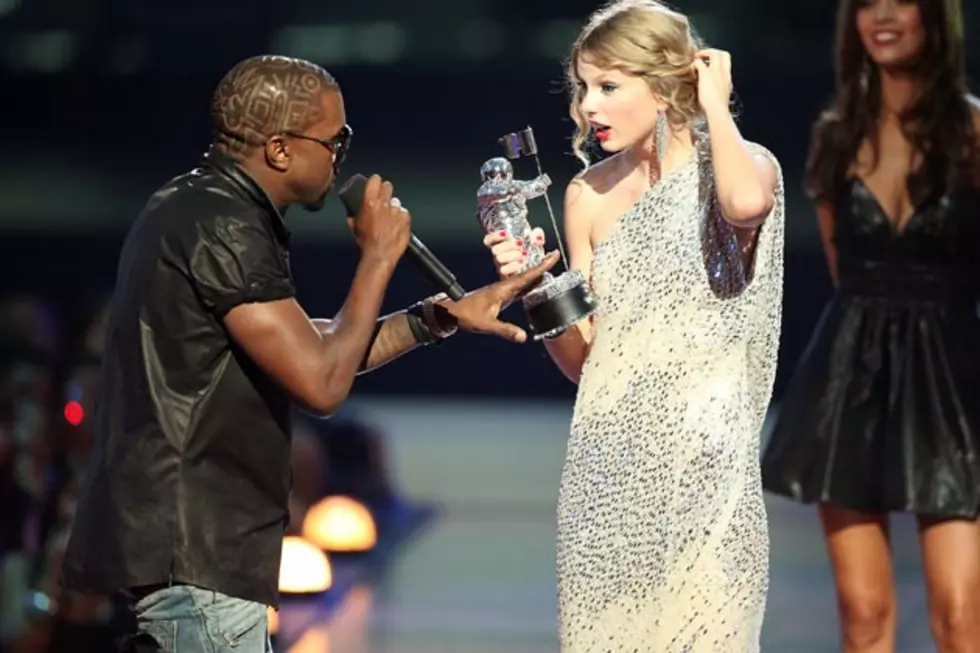 Taylor Swift Keeps Framed Photo of Kanye West Crashing VMAs Speech in Her House