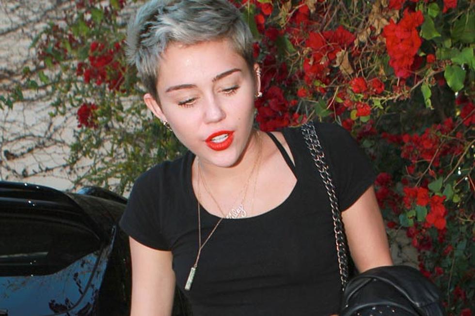 Miley Cyrus Dyes Hair Ash Blue