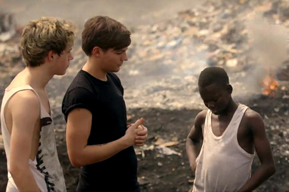 Niall Horan + Louis Tomlinson of One Direction Scavenge for Trash in New Red Nose Day Video